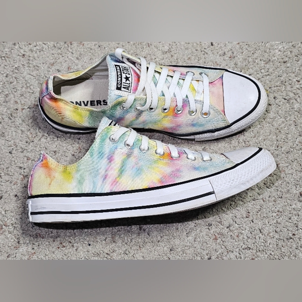Converse Chuck Taylor All Star Tie Dye Sneakers Women Size 10.5 Mens 9 - Picture 4 of 8
